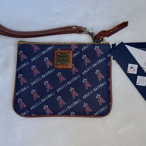 Dooney & Bourke MLB Angels wristlet.